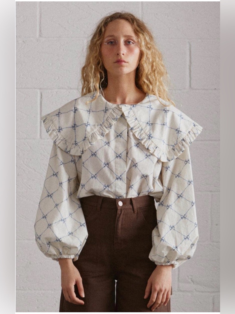 Damson Madder Lola Bow Blouse